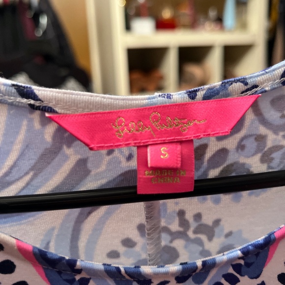 Lily Pulitzer, Size S, Blue/Pink/white dress - Picture 2 of 4